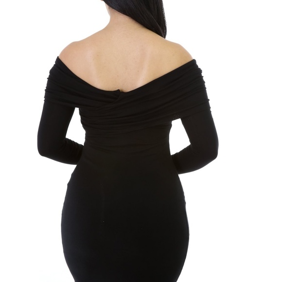 Shoulder Crush Dress - Picture 2 of 2